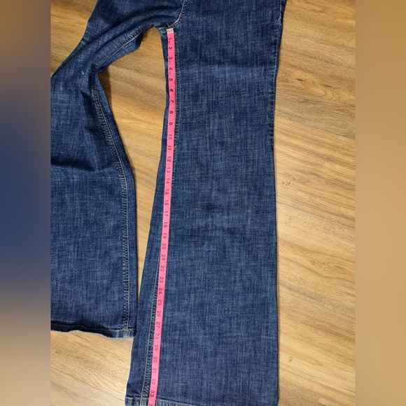 Vintage LONDON JEANS Flared / Bell / wide Legs Women's 90s 00s Blue Denim Sz: 10 - Picture 10 of 13